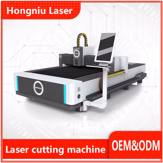 Macchina da taglio laser a fibra metallica CNC da 1000 W 1500 W di prezzo di produzione Hn per metallo/acciaio inossidabile/rame/alluminio