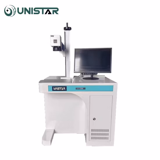 Cina Macchina per marcatura laser a fibra di alta qualità per metalli e non metalli, PVC rigido, tastiera, custodia per telefono cellulare con marcatore laser a fibra Raycus 20W, 30W, 50W, 70W